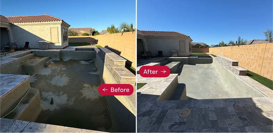 Redline pool tile project 1