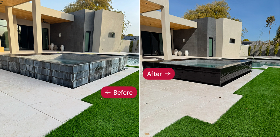 Redline pool tile project 11