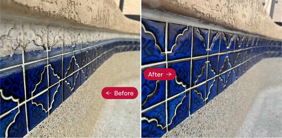 Redline pool tile project 26