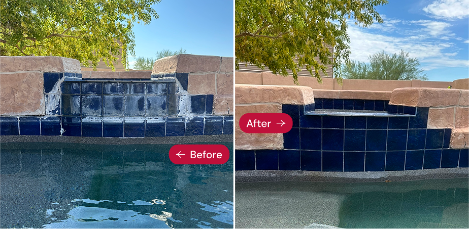 Redline pool tile project 8